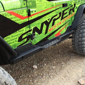 Westin Automotive announces the availability of Snyper Rock Slider Steps for Jeep Wrangler!